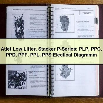 Atlet Low Lifter Stacker P-series: PLP PPC PPD PPF PPL PPS Electical Diagramm Service Repair Workshop Manual PDF