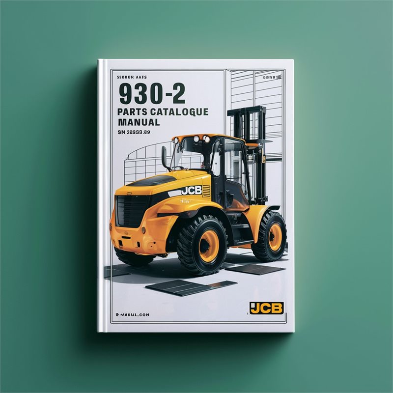 JCB 930-2 Forklift (sn: 00660300-00664999 00822000-00823755) Parts Catalog PDF