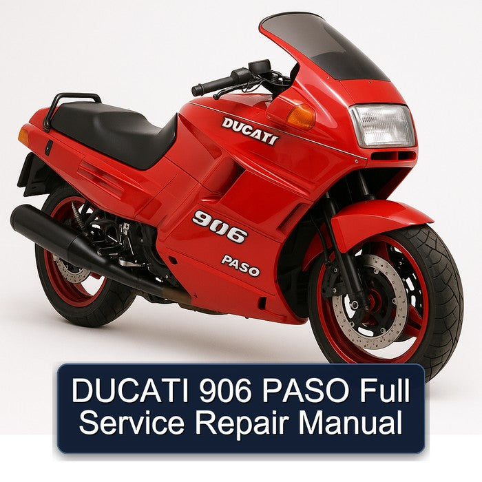 Ducati 906 Paso Service Repair Workshop Manual PDF