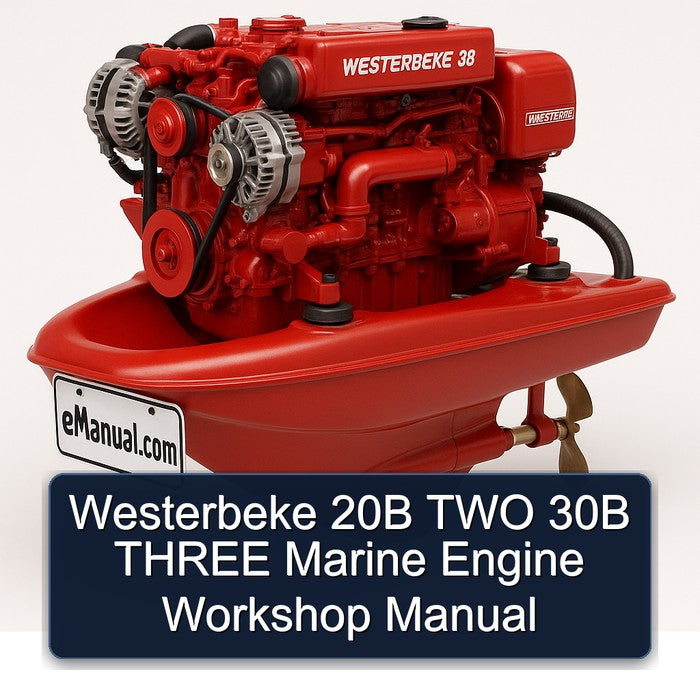 Westerbeke 20B TWO 30B Three Marine Engine Service Repair Workshop Manual PDF