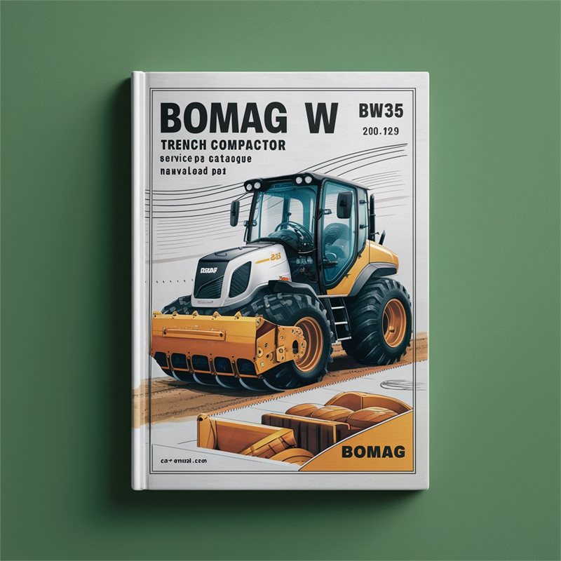 Bomag BW35 W Trench Compactor Sn101012301001-101012309999 Parts Catalog PDF