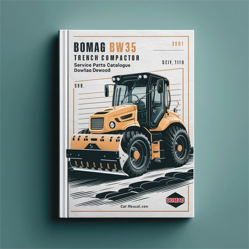 Bomag BW35 Trench Compactor Sn101012000121-101012001000 Parts Catalog PDF