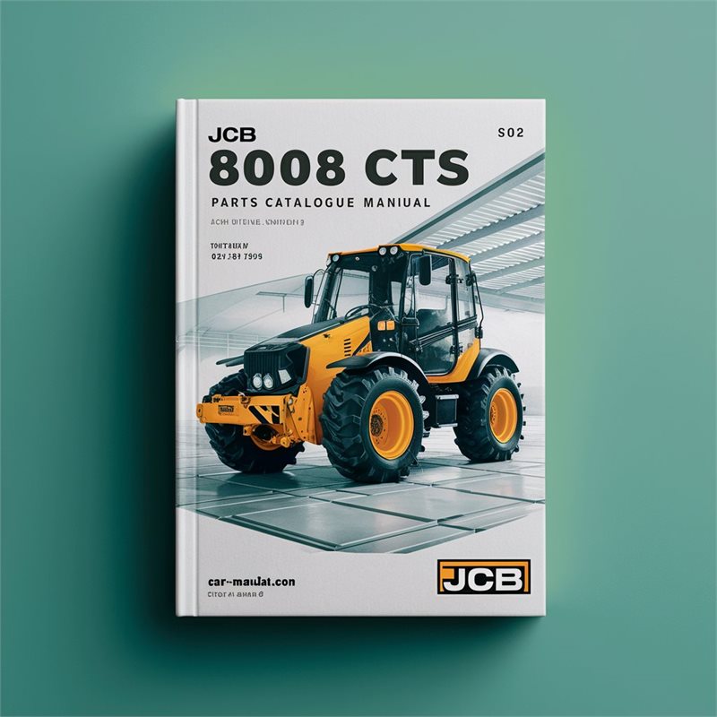 JCB 8008 CTS (sn: 02410301-02411000 00764677-00764999) Parts Catalog PDF