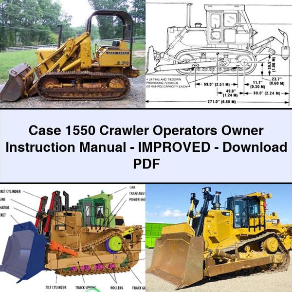 Case 1550 Crawler Operators Owner Instruction -improved Service Repair Workshop Manual PDF