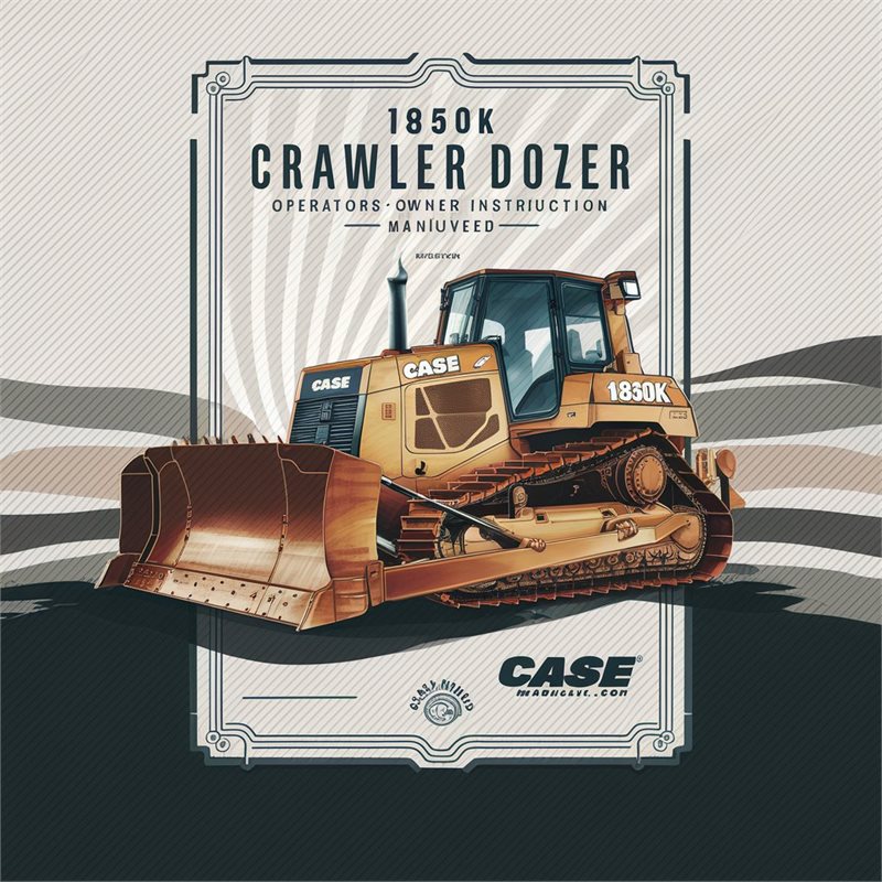 Case 1850K Crawler Dozer Operators Owner Instruction -improved Service Repair Workshop Manual PDF