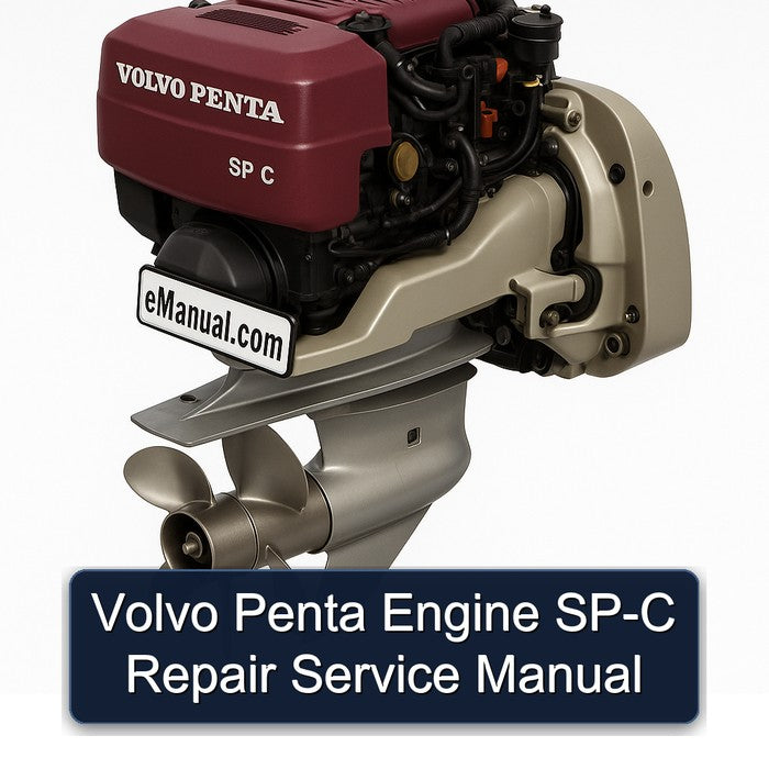 Volvo Penta Engine SP-C Service Repair Workshop Manual PDF