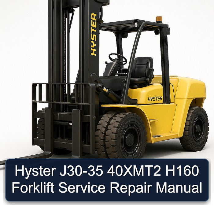 Hyster J30-35 40xmt2 H160 Forklift Service Repair Workshop Manual PDF