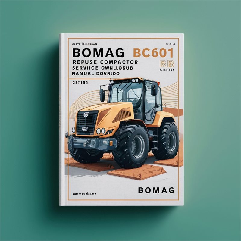 Bomag BC601 RB Refuse Compactor Sn101570110513-101570110683 Parts Catalog PDF