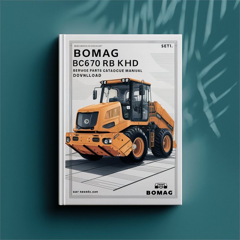 Bomag BC670 RB KHD Refuse Compactor Sn101570300101-101570300176 Parts Catalog PDF
