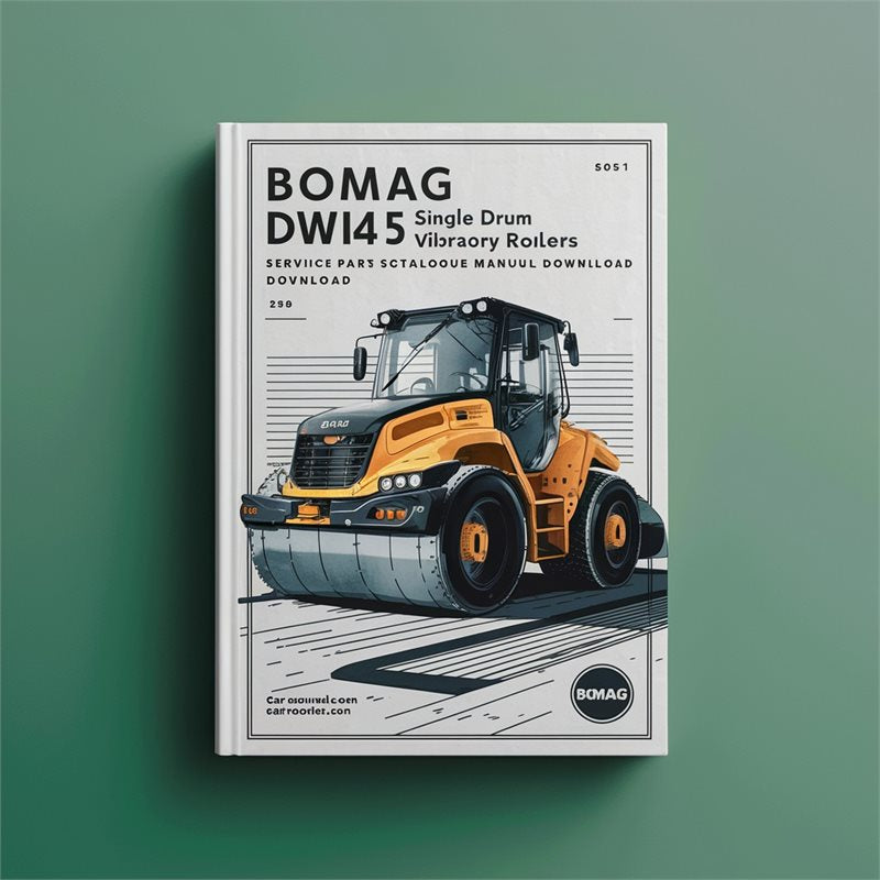 Bomag BW145 DH-3 Single Drum Vibratory Rollers Sn901581481001-901581489999 Parts Catalog PDF