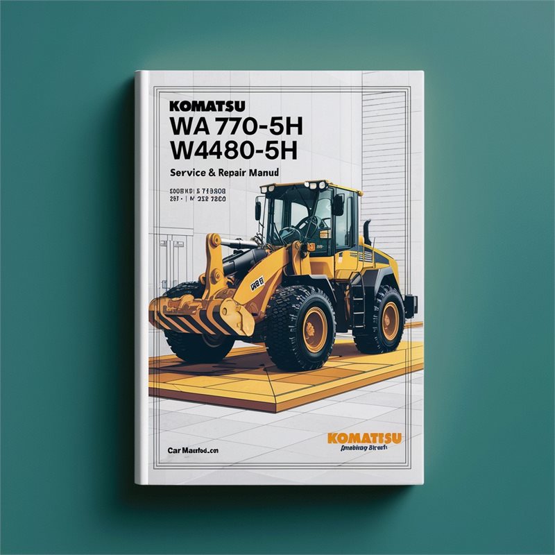 Komatsu WA470-5H WA480-5H Wheel Loader Service Repair Workshop Manual PDF