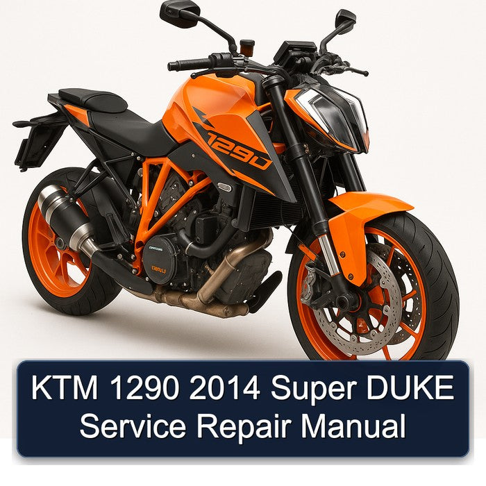 2014 KTM 1290 Super Duke Service Repair Workshop Manual PDF