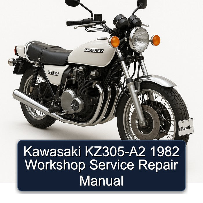 1982 Kawasaki KZ Series KZ305-A2 Service Repair Workshop Manual PDF