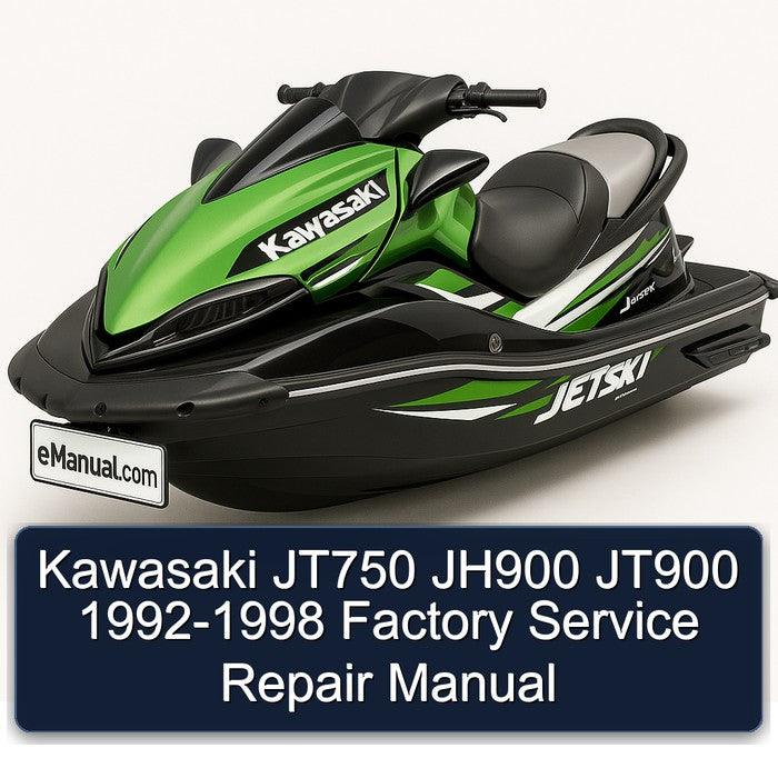 1992-1998 Kawasaki JT750 JH900 JT900 Service Repair Workshop Manual PDF