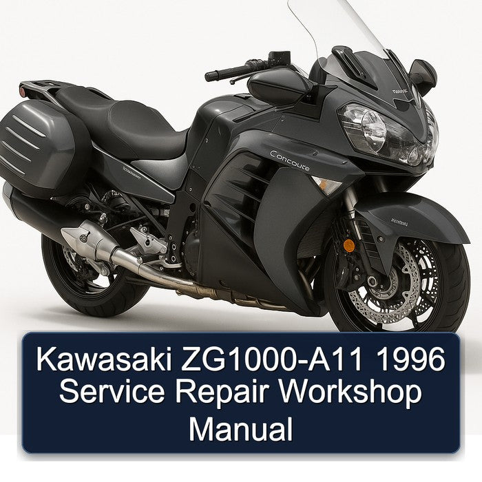 1996 Kawasaki Concours Models Zg1000-a11 Service Repair Workshop Manual PDF