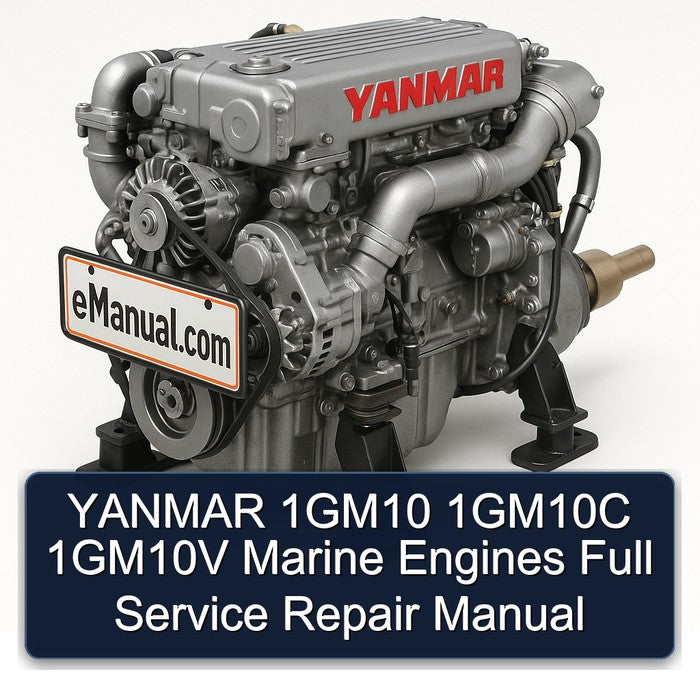 Yanmar 1gm10 1gm10c 1gm10v Marine Engines Service Repair Workshop Manual PDF