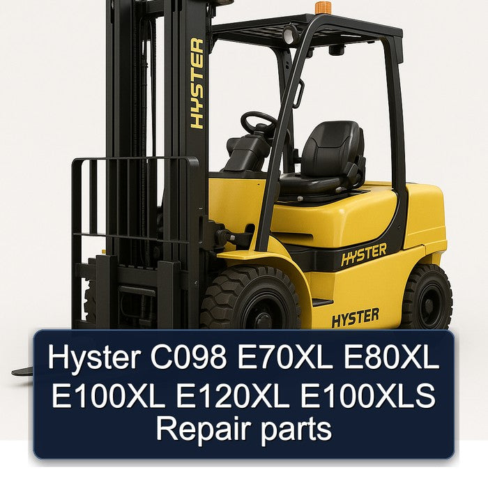 Hyster C098 E70XL E80XL E100XL E120XL E100XLS Parts Service Repair Workshop Manual PDF