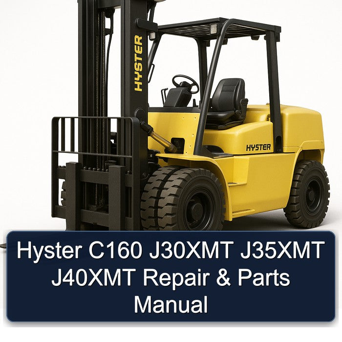 Hyster C160 J30XMT J35XMT J40XMT Parts Catalog PDF