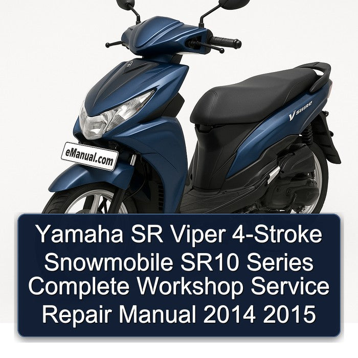 2014-2015 Yamaha SR Viper 4-stroke Snowmobile SR10 Series Service Repair Workshop Manual PDF
