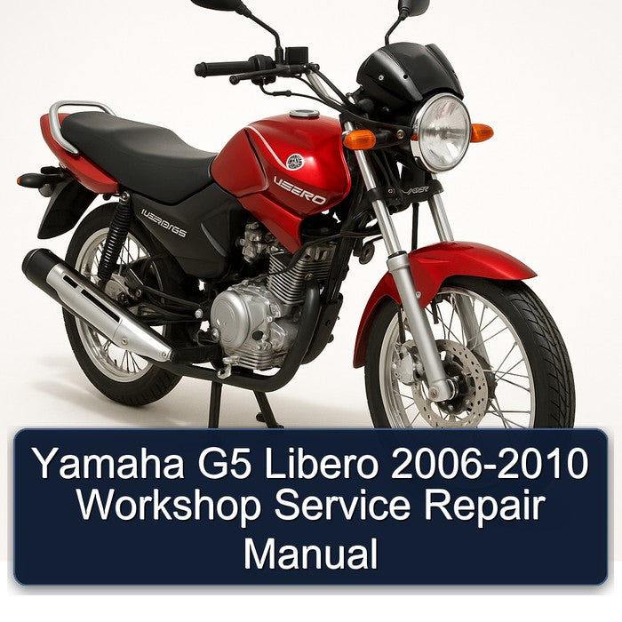 2006-2010 Yamaha Libero G5 Service Repair Workshop Manual PDF