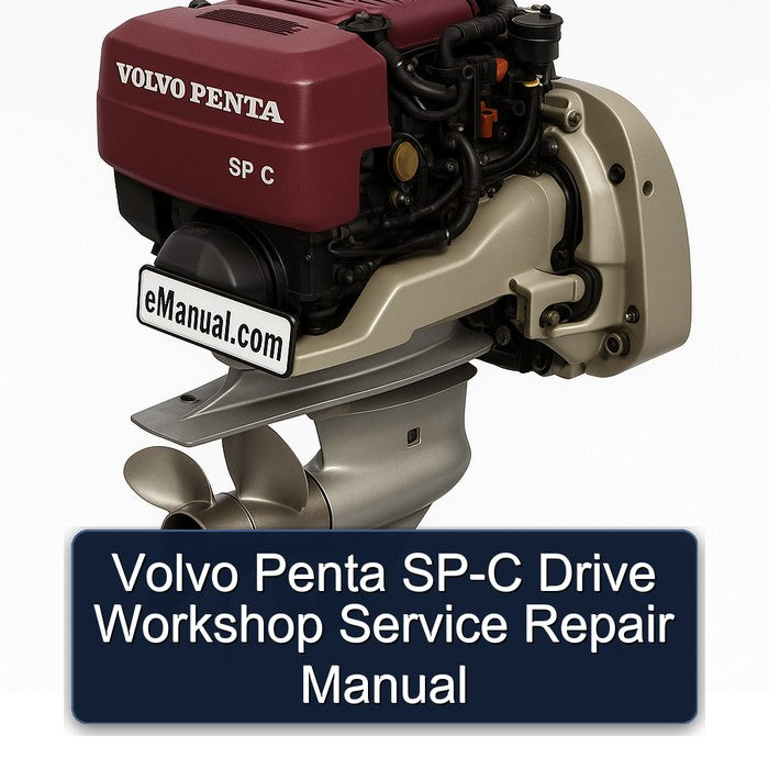 Volvo Penta SP-C Drive Service Repair Workshop Manual PDF