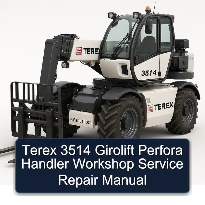 Terex 3514 Girolift Perfora Handler Service Repair Workshop Manual PDF