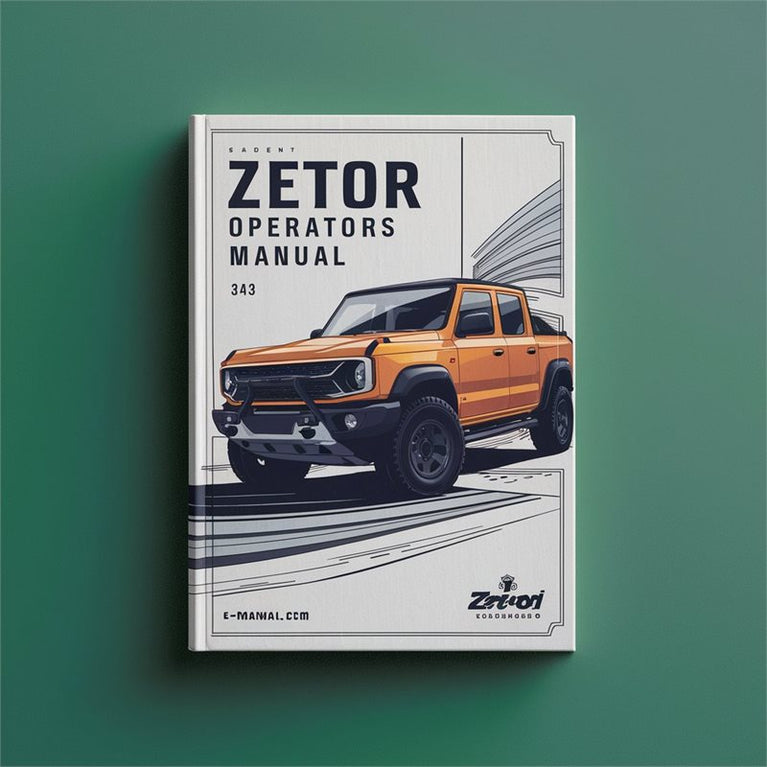 Zetor Operators (sku 343) Operator's Manual PDF