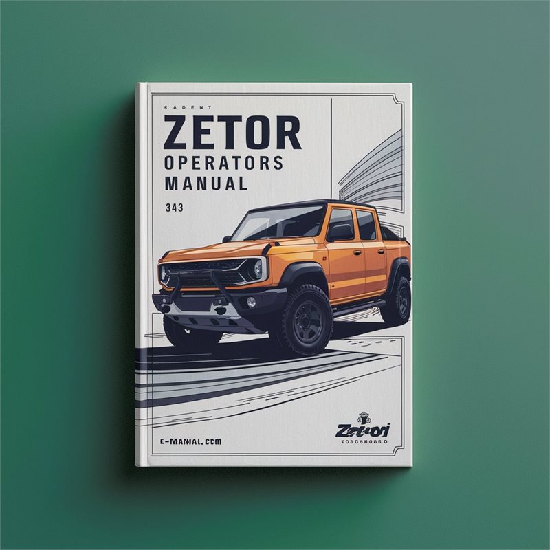 Zetor Operators (sku 343) Operator's Manual PDF