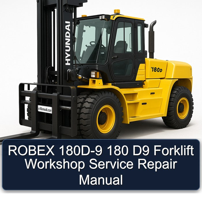 Robex 180D-9 180 D9 Forklift Service Repair Workshop Manual