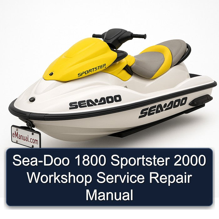 2000 SEA-DOO 1800 Sportster Service Repair Workshop Manual PDF