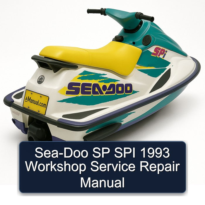 1993 SEA-DOO SP SPI Service Repair Workshop Manual PDF