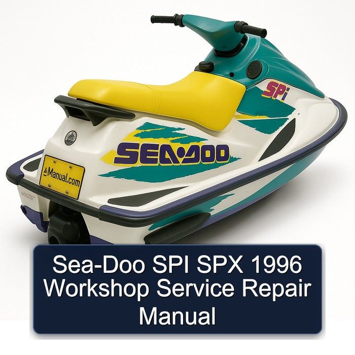 1996 SEA-DOO SPI SPX Service Repair Workshop Manual PDF
