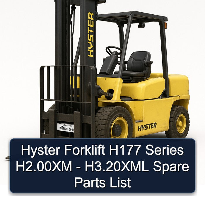 Hyster Forklift H177 Series H2.00xm - H3.20xml Spare Parts Catalog PDF