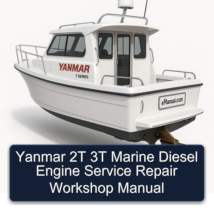 Yanmar 2T 3T Marine Diesel Engine Service Repair Workshop Manual PDF