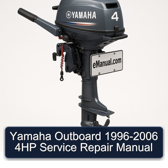 1996-2006 Yamaha Outboard - 4HP Service Repair Workshop Manual PDF