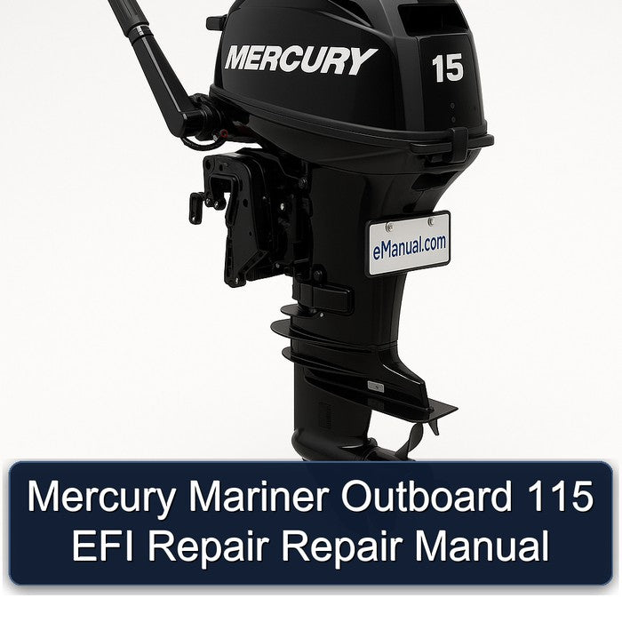 Mercury Mariner Outboard 115 EFI Service Repair Workshop Manual PDF
