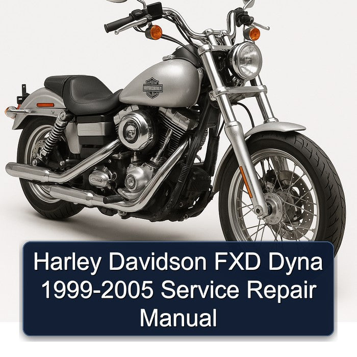 1999-2005 Harley Davidson Servi Car FXD Dyna Service Repair Workshop Manual PDF