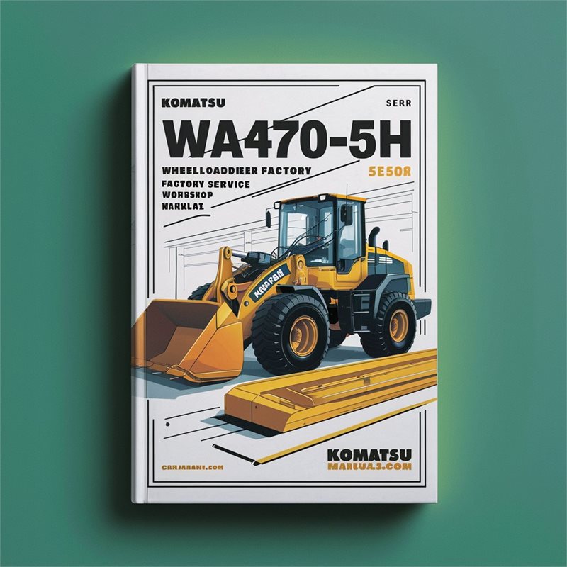 Komatsu WA470-5H WA480-5H Wheel Loader Service Repair Workshop Manual PDF