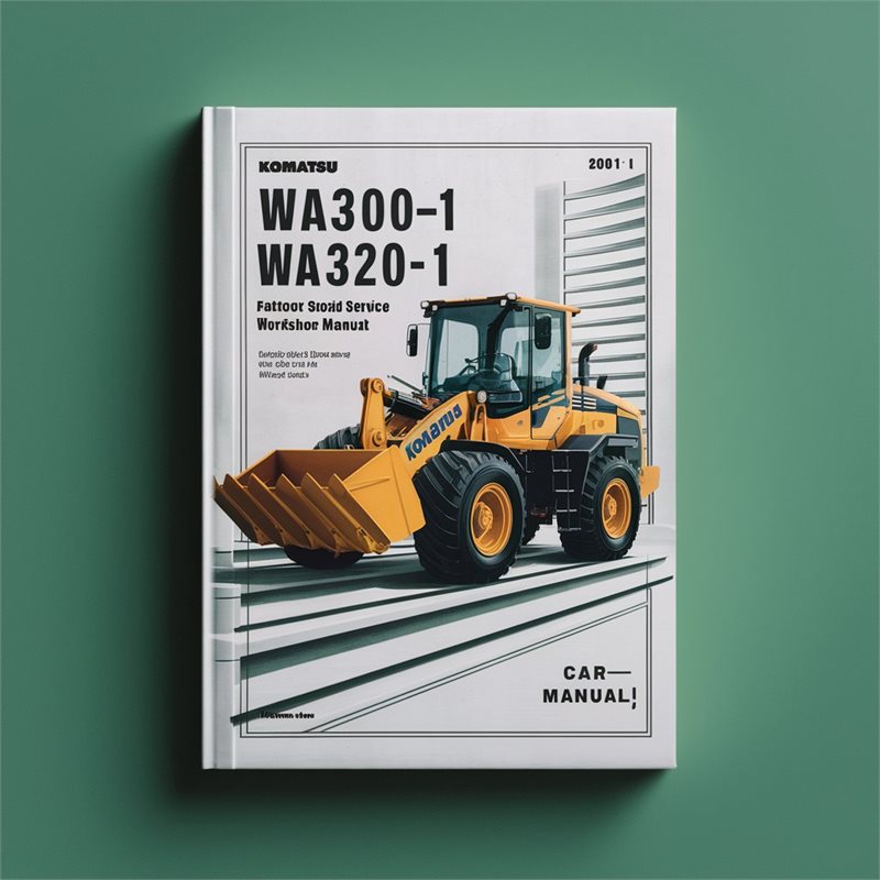 Komatsu WA300-1 WA320-1 Wheel Loader Service Repair Workshop Manual PDF