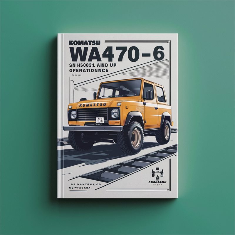 Komatsu WA470-6 SN H50051 Up Operation Service Repair Workshop Manual PDF