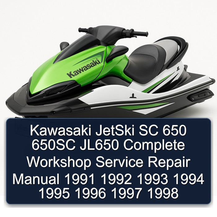 1991-1998 Kawasaki Jetski SC 650 650SC JL650 Service Repair Workshop Manual PDF