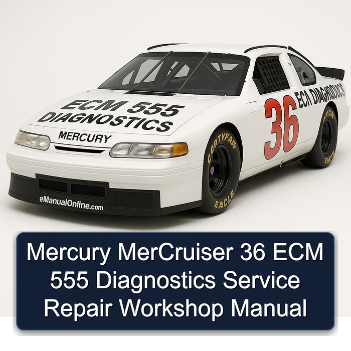Mercury Mercruiser 36 ECM 555 Diagnostics Service Repair Workshop Manual PDF