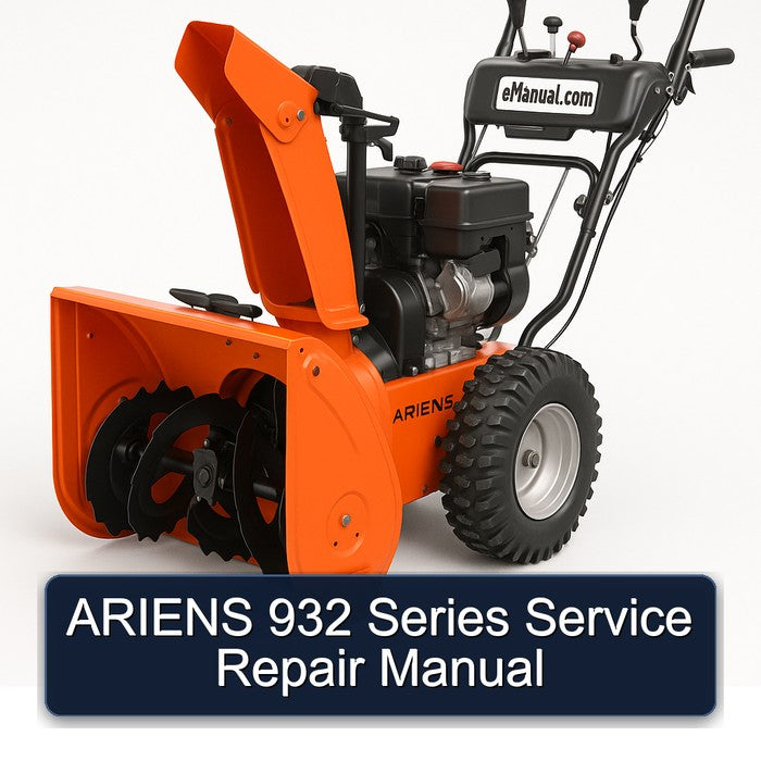 Ariens 932 Series Service Repair Workshop Manual PDF