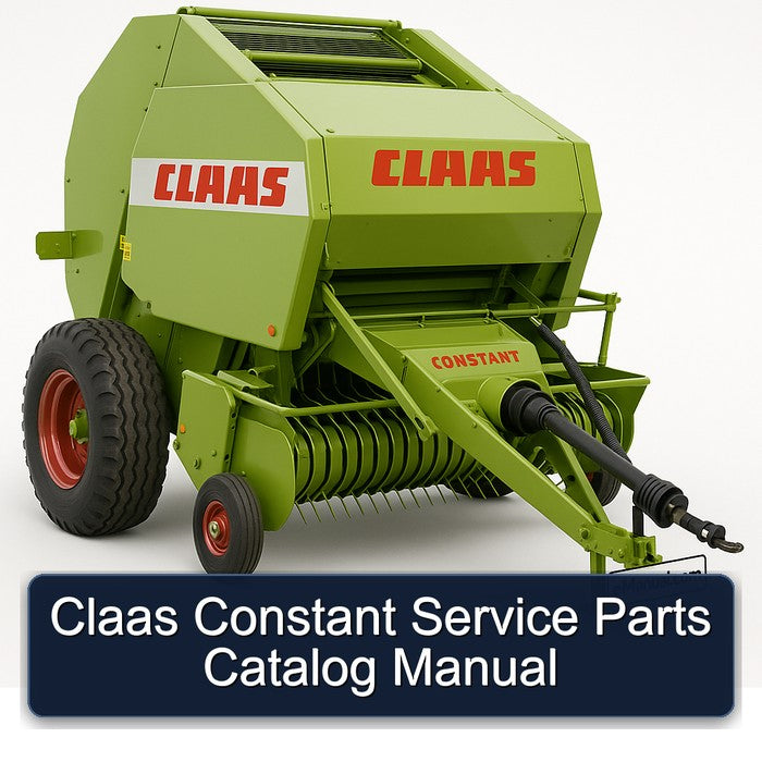 Claas Constant Parts Catalog PDF