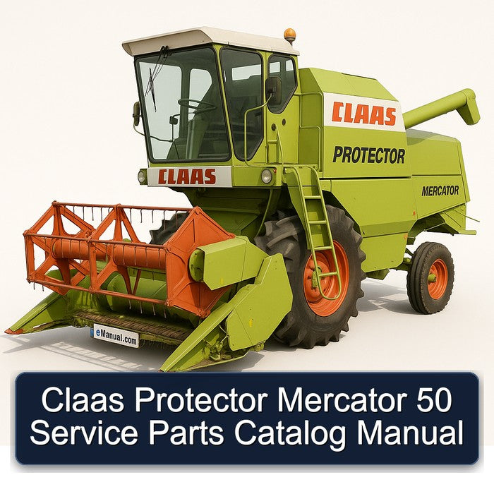 Claas Protector Mercator 50 Parts Catalog PDF