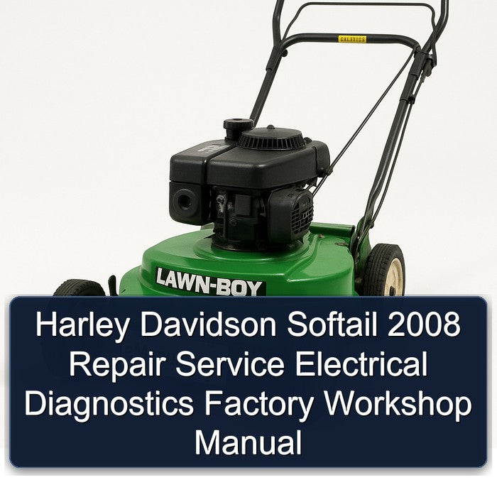 2008 Harley Davidson Softail Electrical Diagnostics Service Repair Workshop Manual