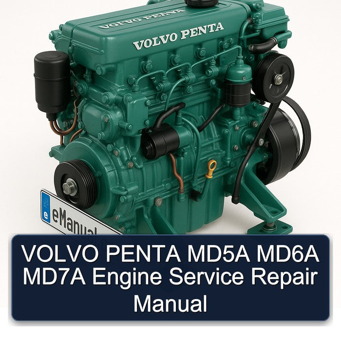 Volvo Penta MD5A MD6A MD7A Engine Service Repair Workshop Manual