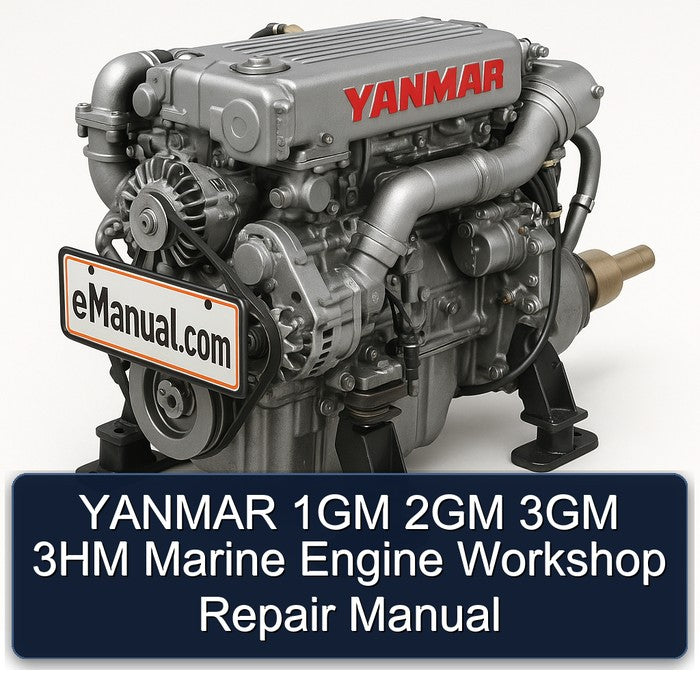 Yanmar 1GM 2GM 3GM 3HM Marine Engine Service Repair Workshop Manual