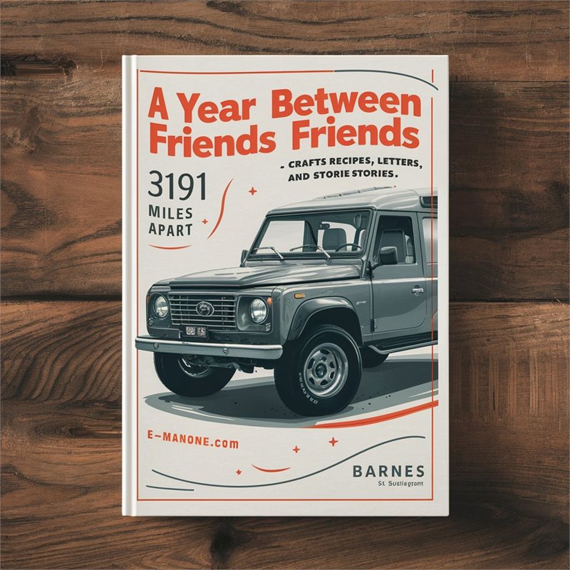 A Year Between Friends: 3191 Miles Apart: Crafts Recipes Letters and Stories-Stephanie Congdon Barnes