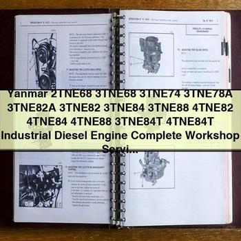 Yanmar 2tne68 4tne88 Industrial Diesel Engine Service Repair Workshop Manual